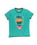 Latte Sleep Women's Regular Fit Coffee PJ Tee