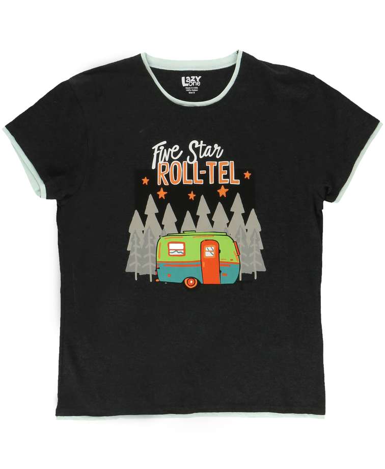 Five Star Roll-tel Women's Regular Fit PJ Tee