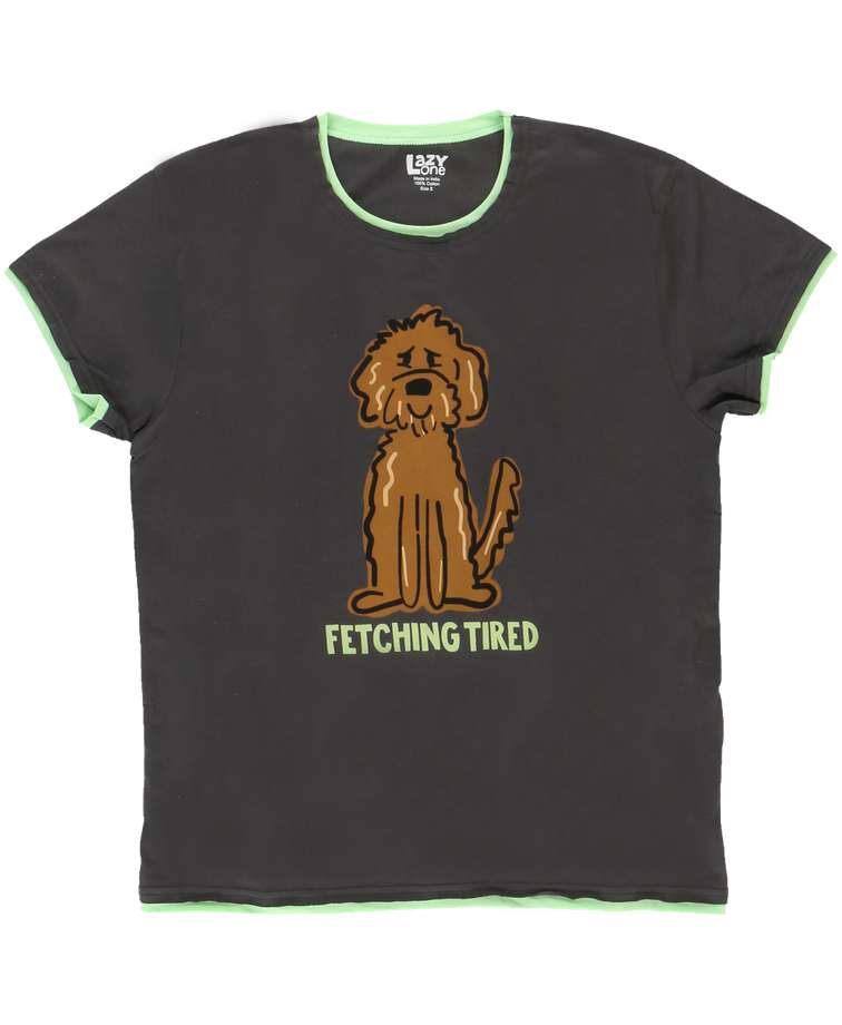 Fetching Tired Women's Regular Fit Dog PJ Tee