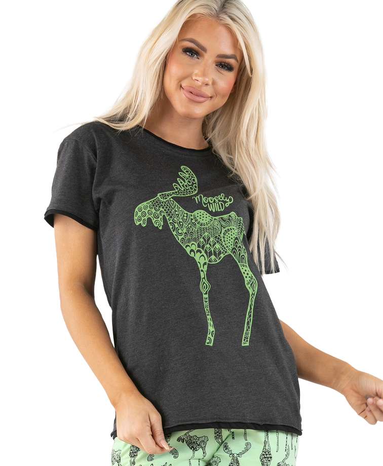 Moosely Wild Women's Regular Fit Tee