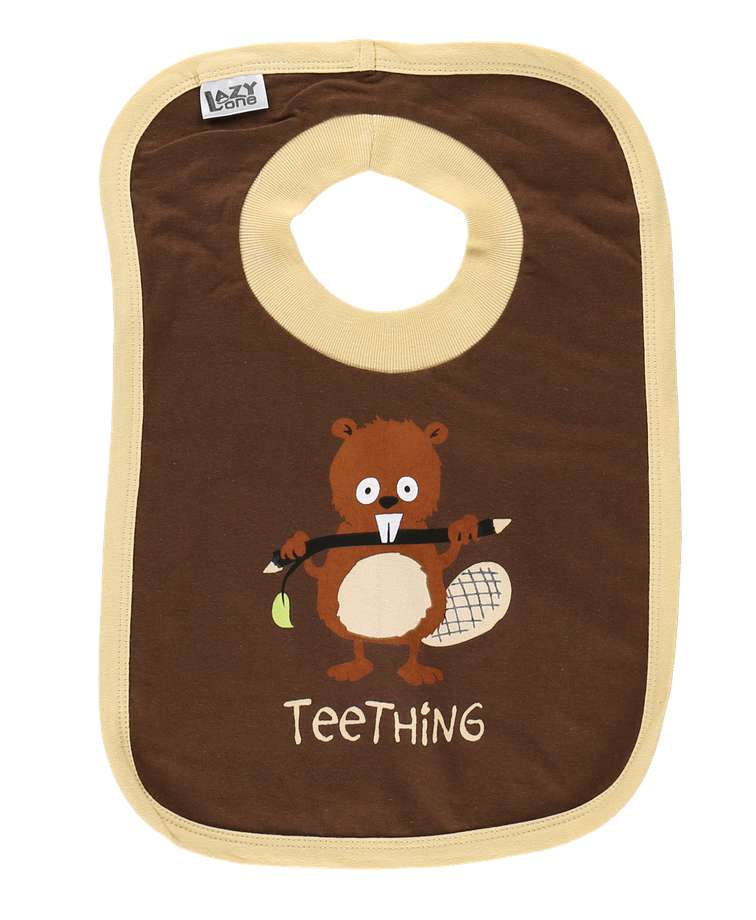 Teething Beaver Infant Bib