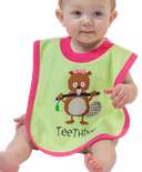 Teething Girl Beaver Infant Bib