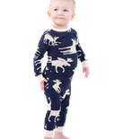 Classic Moose Infant Blue Onesie Flapjack