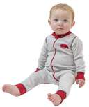 Grey Bear Cheeks Infant Onesie Flapjack