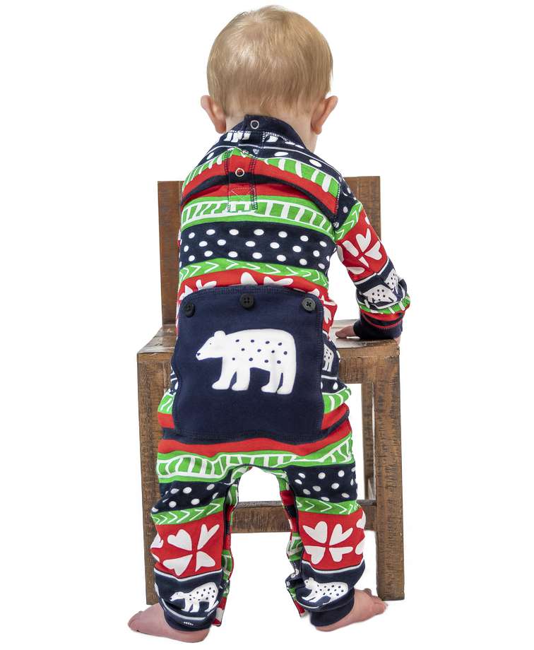Sweater Bear Infant Polar Bear Onesie Flapjack