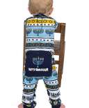 Happy Hanukkah Infant Onesie Menorah Flapjack