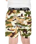 Buck Naked Camo Deer Kid Funny Boxer