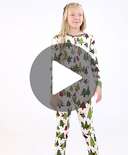 No Peeking! Kid Reindeer Onesie Flapjack
