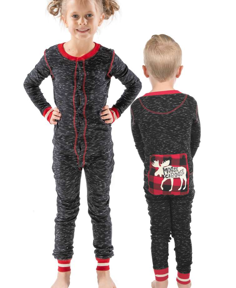 Moose Caboose Kid Onesie Flapjack
