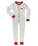 Grey Bear Cheeks Kid Onesie Flapjack