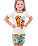 Flippin' Tired Kid's PJ Short Set