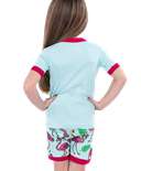 Dream Of Paradise Kid's Flamingo PJ Short Set