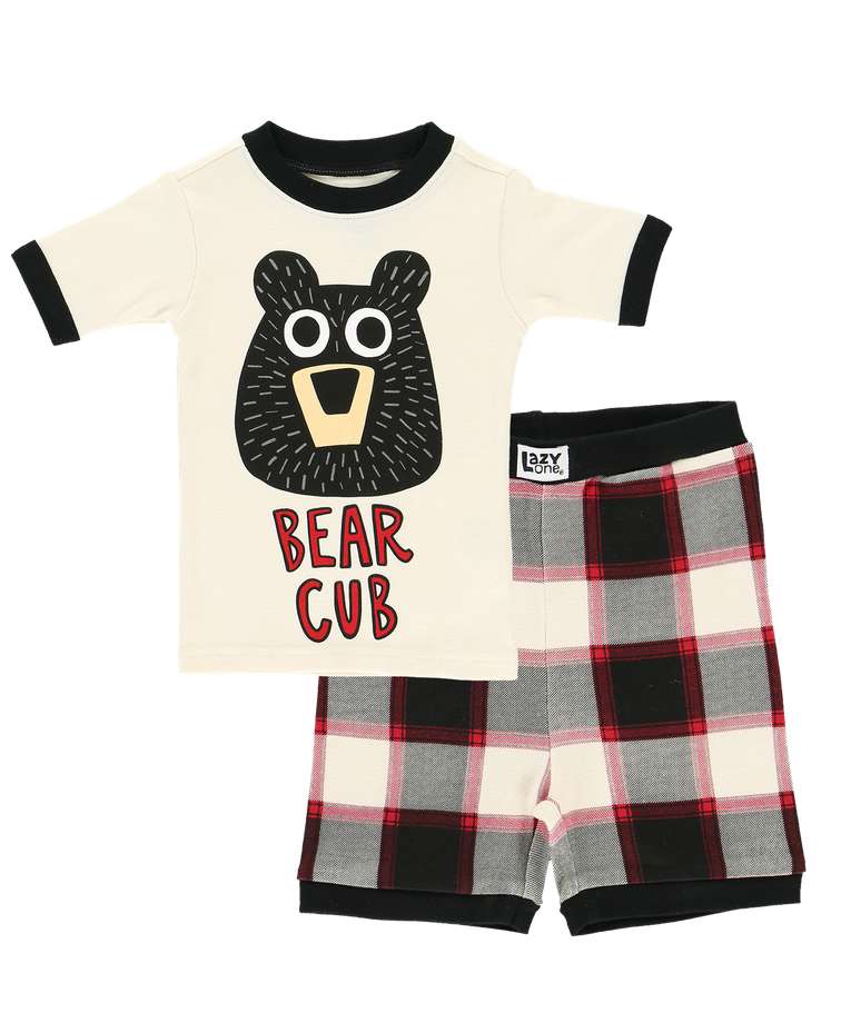 Bear Cub Kid's PJ Short Set