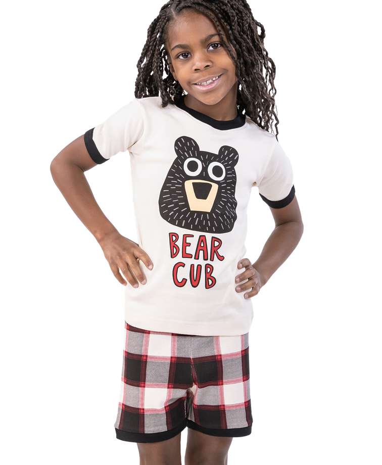 Bear Cub Kid's PJ Short Set