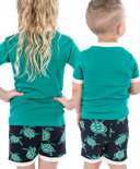 Turtley Awesome Kid's Turtle PJ Short Set