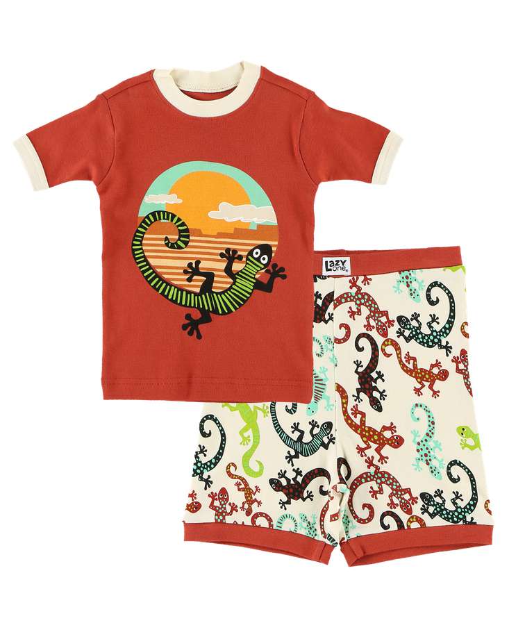 Gecko Kid's PJ Short Set