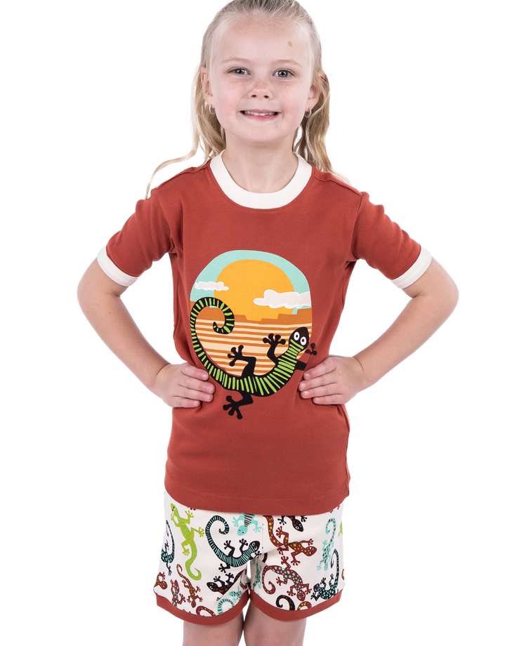 Gecko Kid's PJ Short Set
