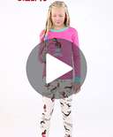 Booty Sleep Kid's Long Sleeve Horse PJ's