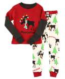 Moosletoe Kid's Long Sleeve Christmas PJ's (C)
