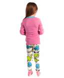 Dino-Snore Kid's Long Sleeve Pink PJ's