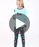 Otterly Exhausted Kid's Long Sleeve PJ's