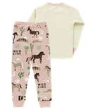 Wild & Free Kid's Long Sleeve Horse Pajamas