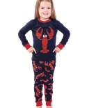 Lobster Kid's Long Sleeve PJ's