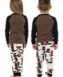 If The Boot Fits Kid's Long Sleeve Boy PJ's