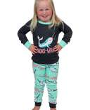 SnoreWhal Kid's Long Sleeve Narwhal PJ's