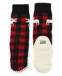 Moose Plaid Kid Moose Mukluk Slipper