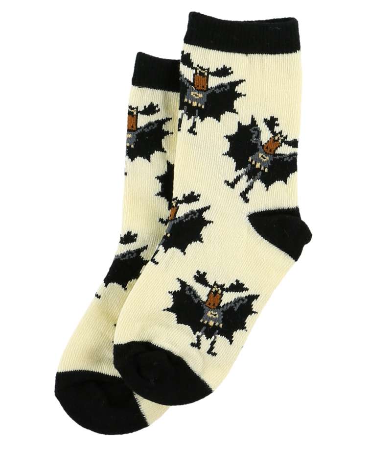 Bat Moose Kid Sock