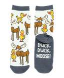 Duck Duck Moose Blue Kid Sock