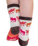 Don't Moose With Me Pink Kid Sock