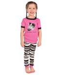 Catching Some ZZZ's Zebra Kid's Short Sleeve PJ's
