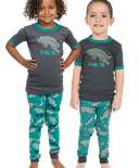 No Wake Zone Kid's Short Sleeve Manatee PJ's