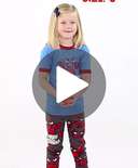 Crabby In The Morning Kids Short Sleeve PJ's