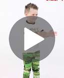 Don't Moose With Me Kid's Short Sleeve Green PJ's