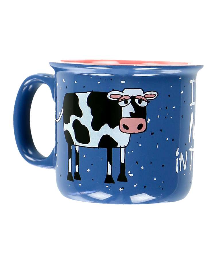 Mooody in the Morning Cow Mug