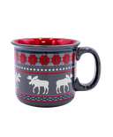 Moose Fair Isle Ceramic Mug