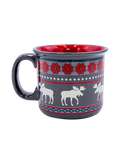 Moose Fair Isle Ceramic Mug