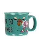 I Don't Do Mornings Moose Mug