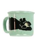 Bearly Awake Blue Ceramic Mug