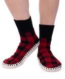 Moose Plaid Short Mukluk Slipper