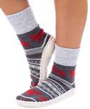 Cabin Moose Short Mukluk Slipper