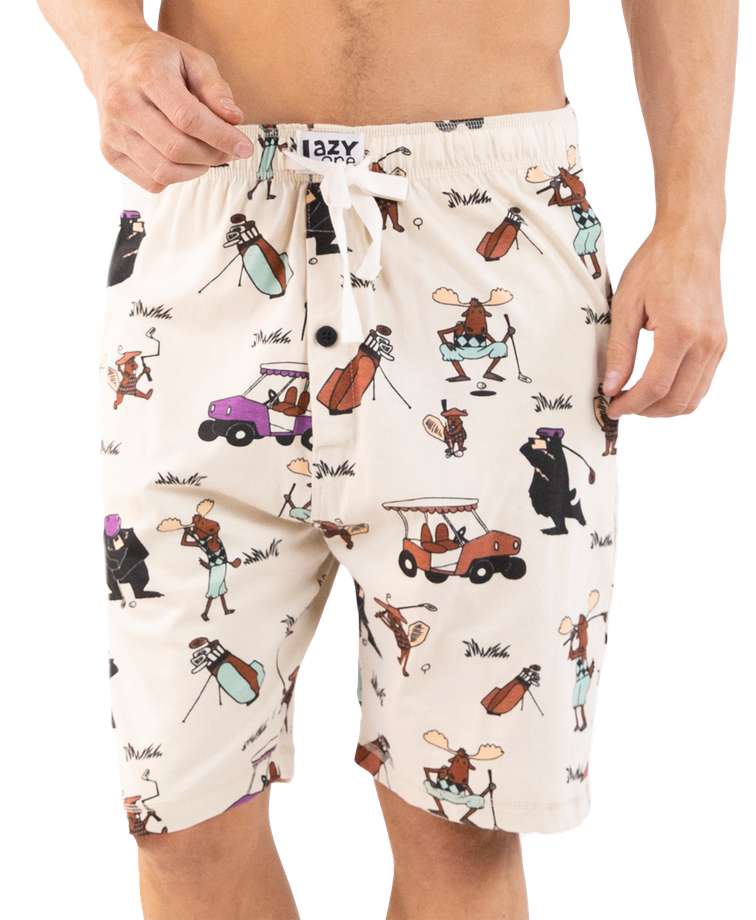 Golfing Men's Pajama Shorts