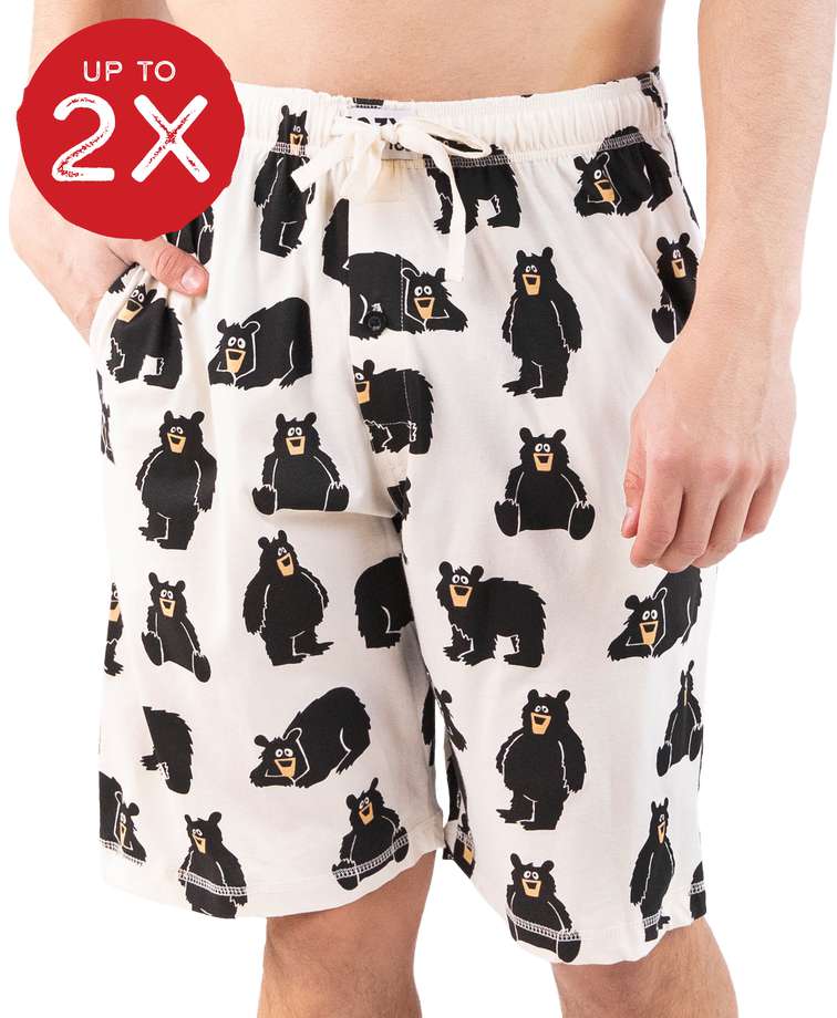 Family Bear Men's Pajama Shorts