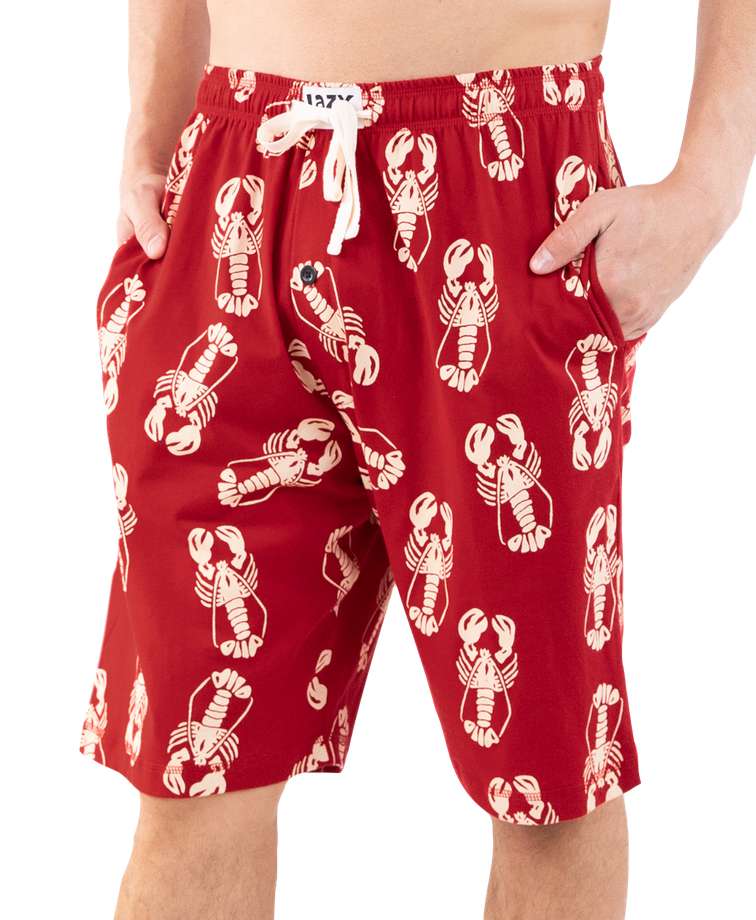 Lobster Men's Pajama Shorts