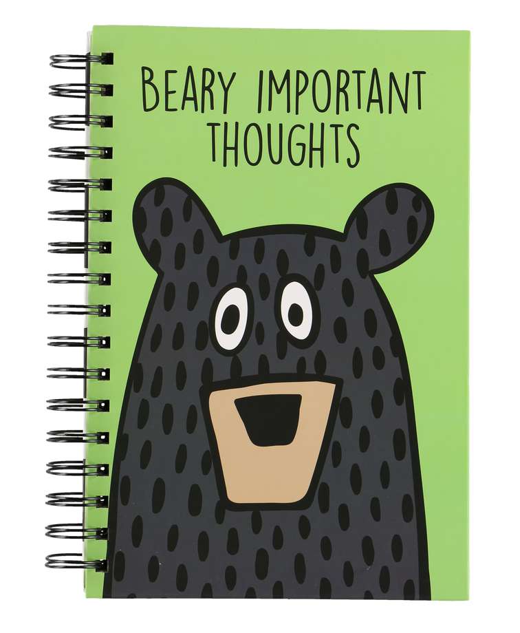Beary Important Thoughts Notebook