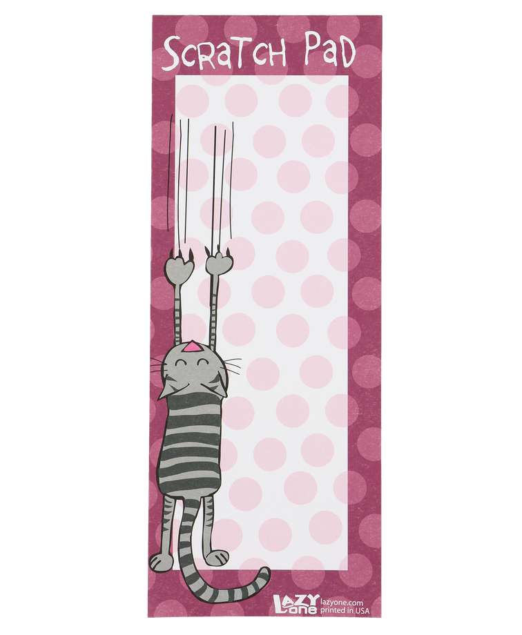 Cat Scratch Pad Notepad