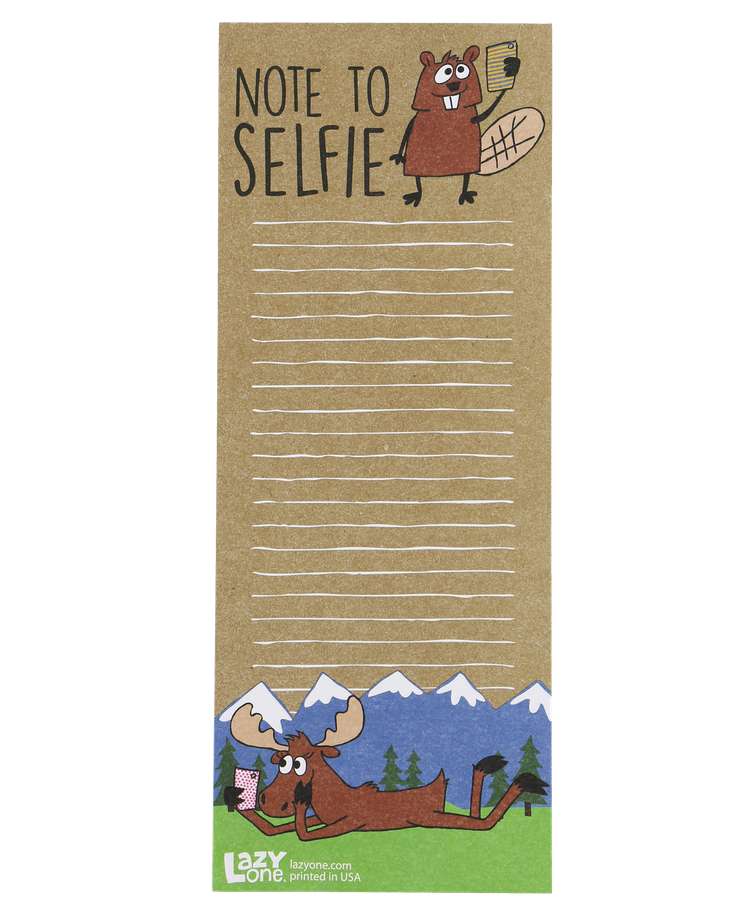 Note to Selfie Notepad